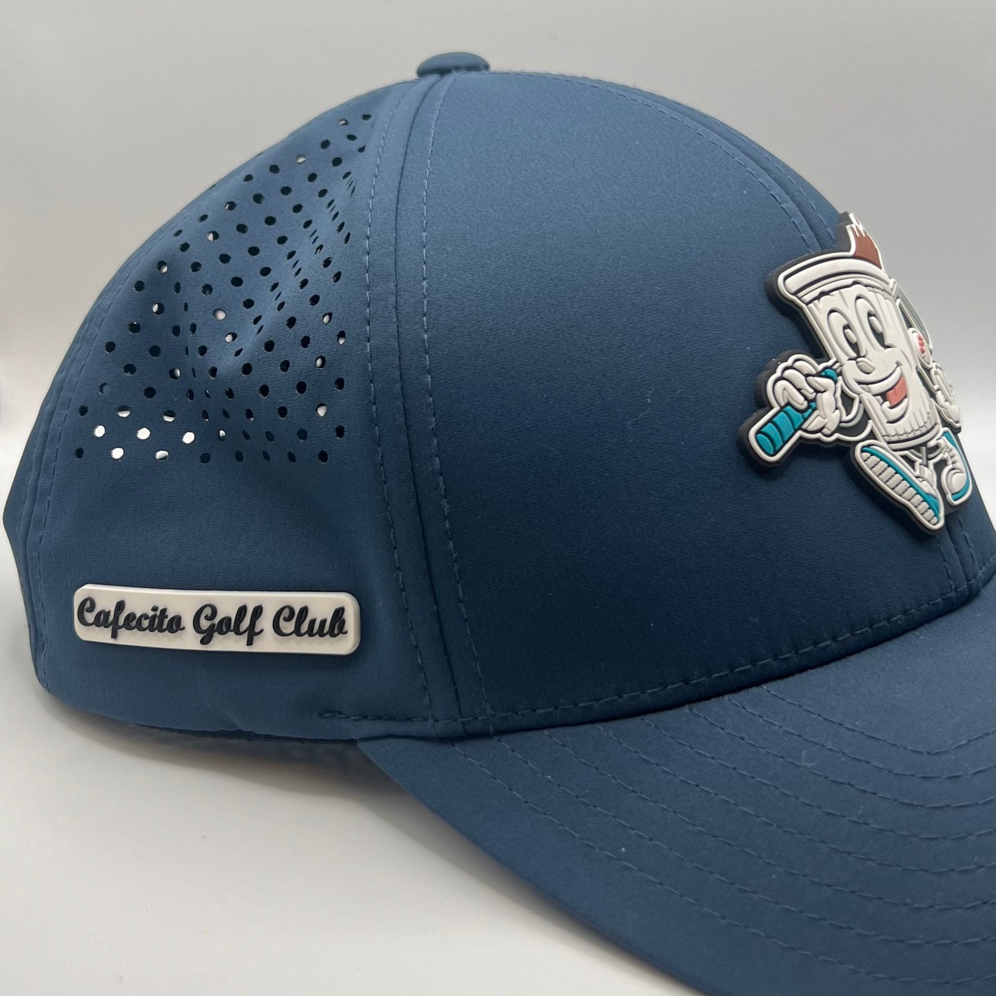 Cafecito Performance PVC Hat - Blue