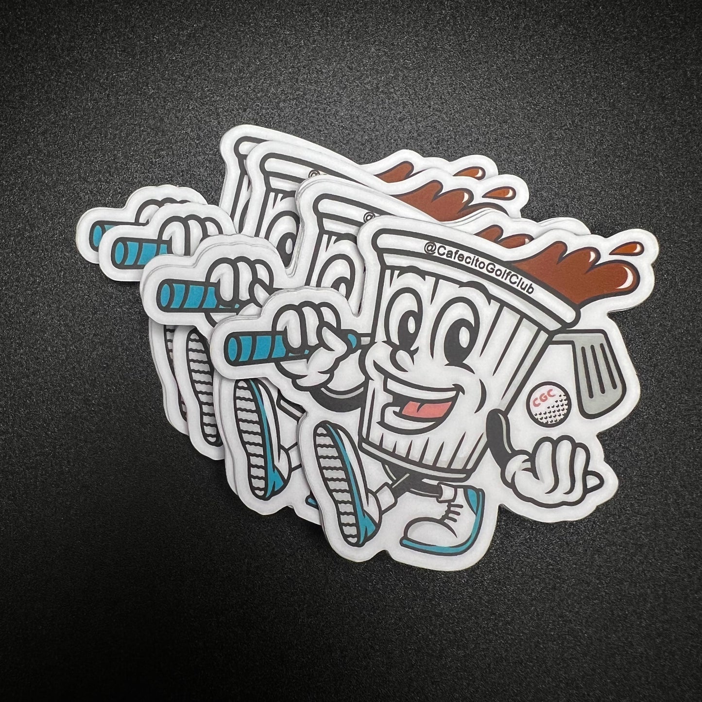 Cafecito Golf Club Sticker