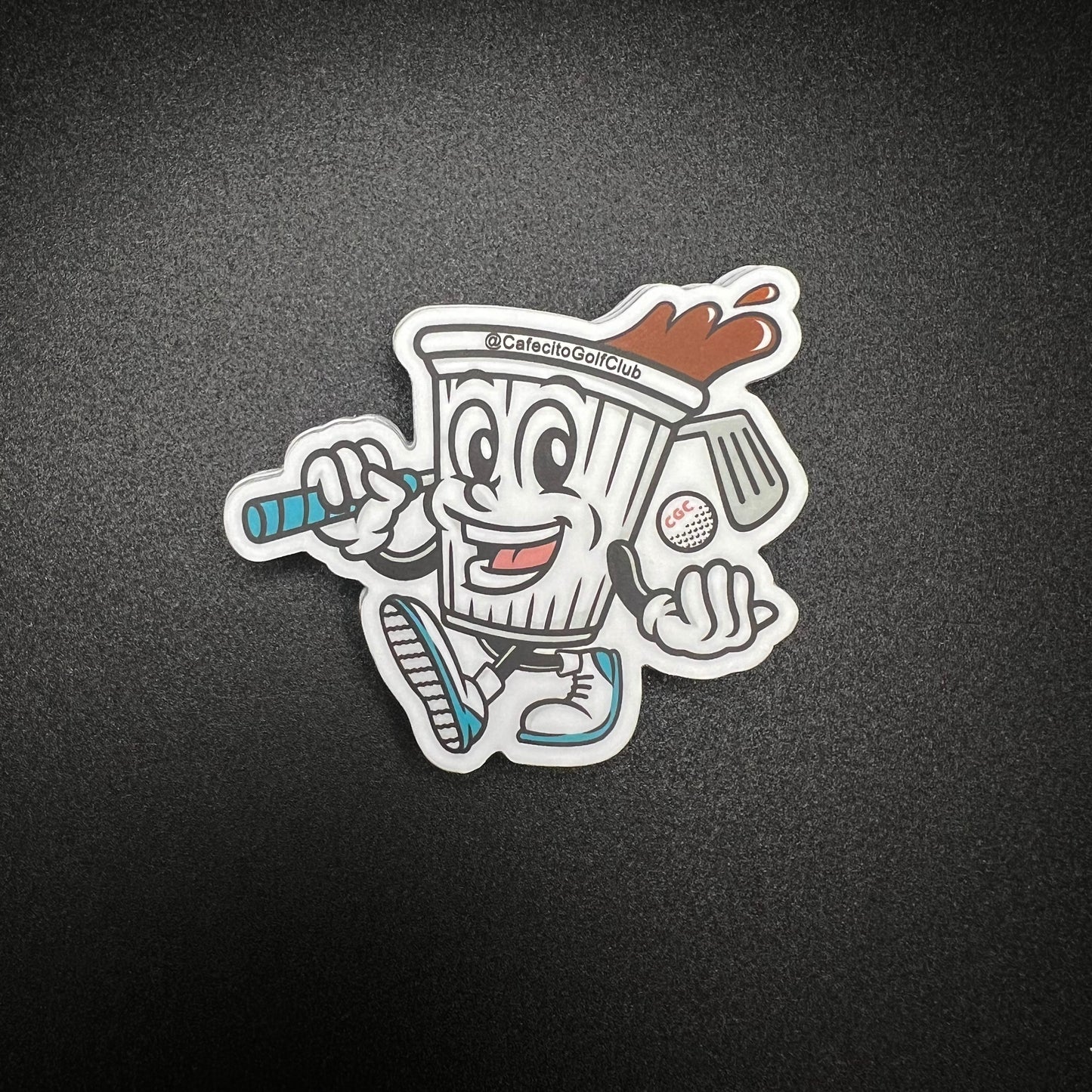 Cafecito Golf Club Sticker