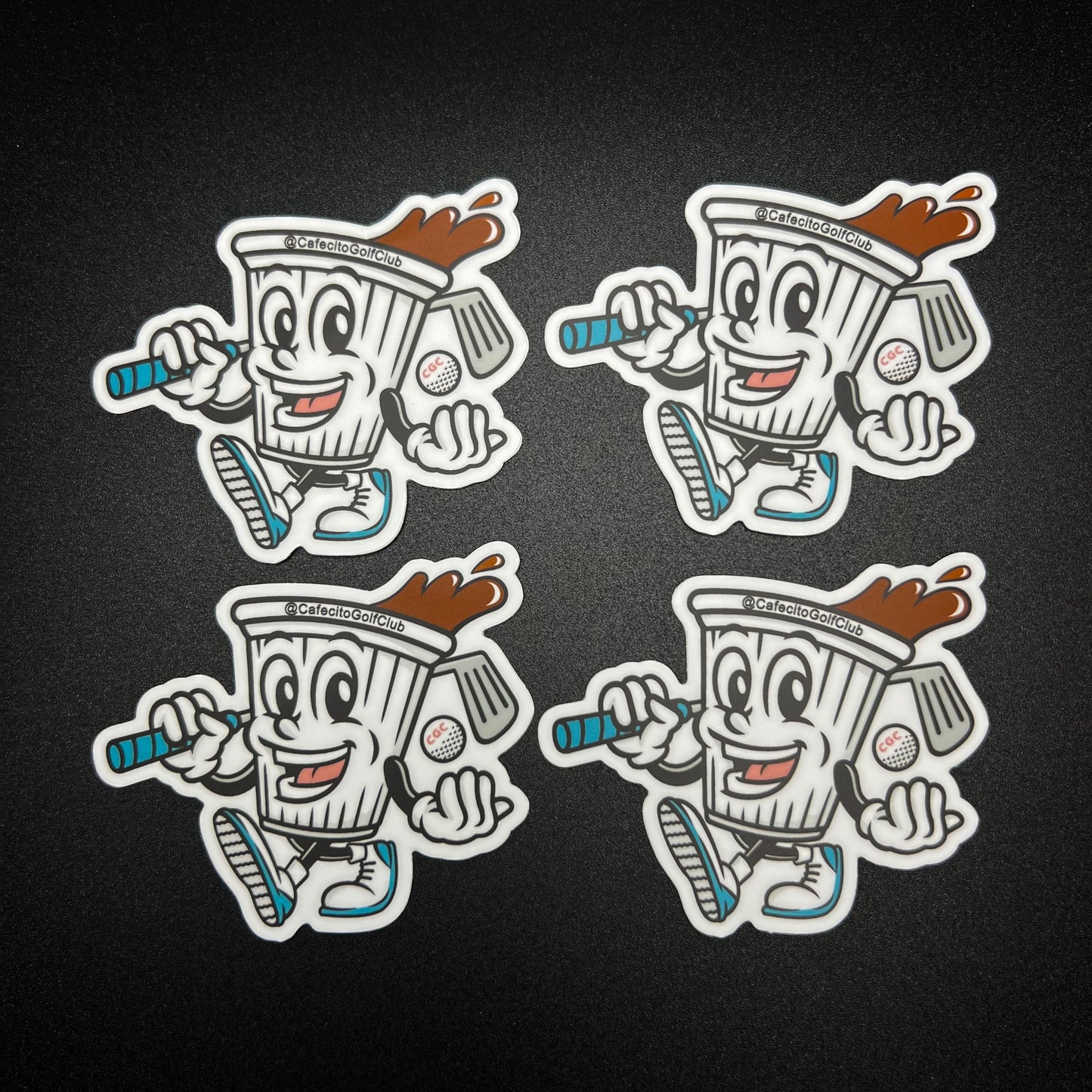 Cafecito Golf Club Sticker